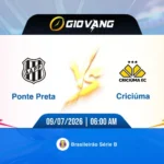 Soi kèo Ponte Preta vs Criciuma 06h00 ngày 09/7/2026 – Hạng 2 Brazil